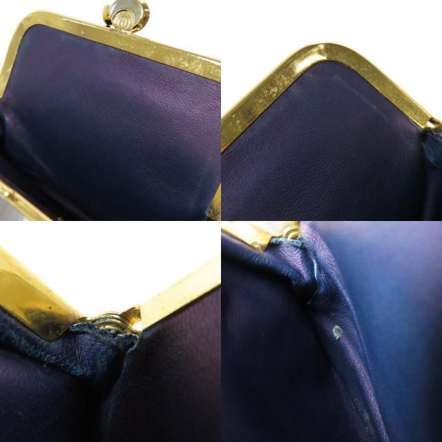 GUCCI グッチ GG がま口財布 アクセサリーポーチ カーフ レディース