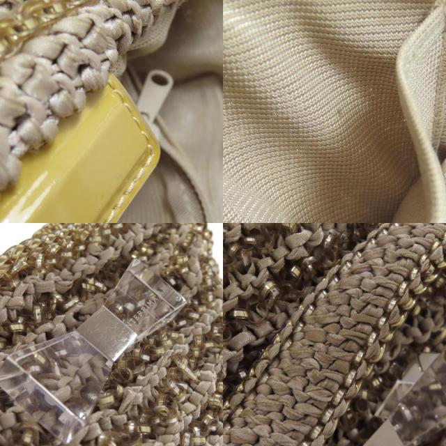 ANTEPRIMA アンテプリマ ワイヤーバッグ リボン 2WAY ハンドバッグ PVC  