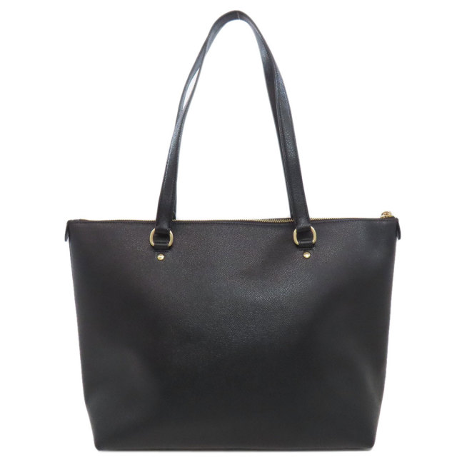COACH レザー トートバッグ F79608 ブラック コーチ COACH コーチ バッグ トートバッグ F79608 A4対応 アウトレット