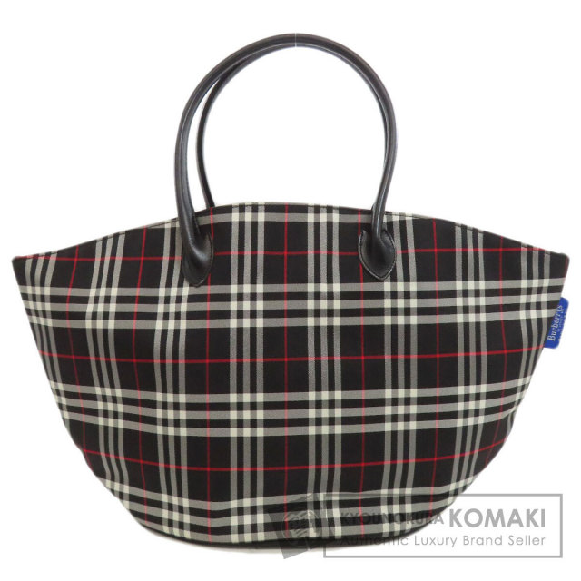 BURBERRY バーバリー ノバチェック柄 トートバッグ 舟型バッグ ナイロン BURBERRY バーバリー ノバチェック トートバッグ ナイロン素材