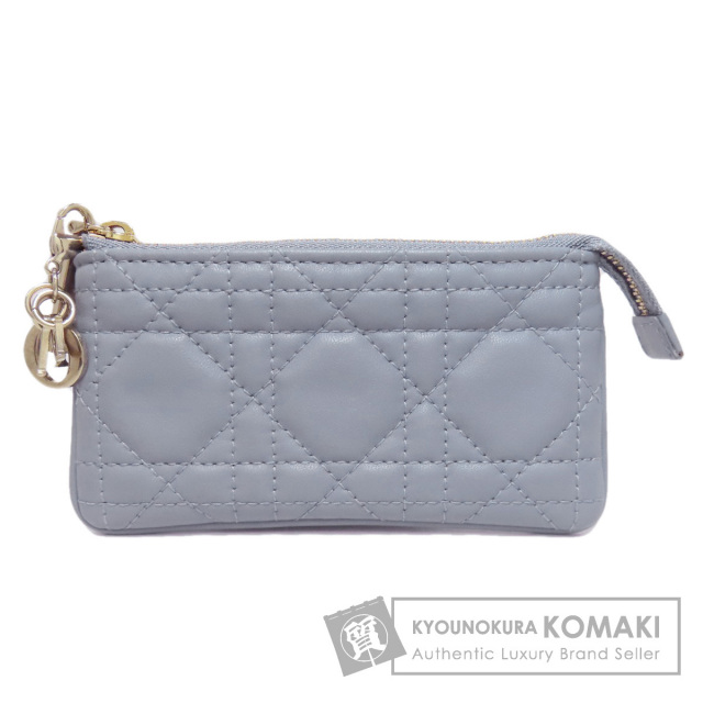 クリスチャンディオール コインケース カナージュ ロゴチャーム付き