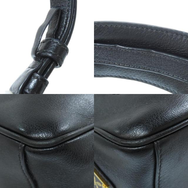 プラダ PRADA レザー ロゴ ショルダーバッグ【中古】 PRADA プラダ ロゴ ショルダーバッグ レザー レディース [中古