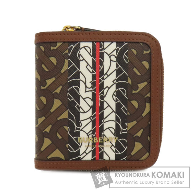 BURBERRY バーバリー ロゴモチーフ 二つ折り財布（小銭入れあり