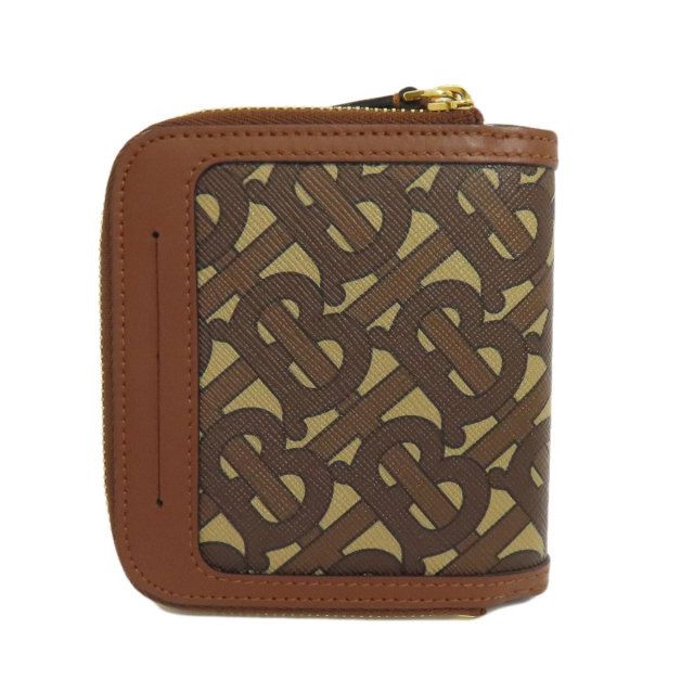 BURBERRY バーバリー TBロゴパターン 二つ折り財布（小銭入れあり  