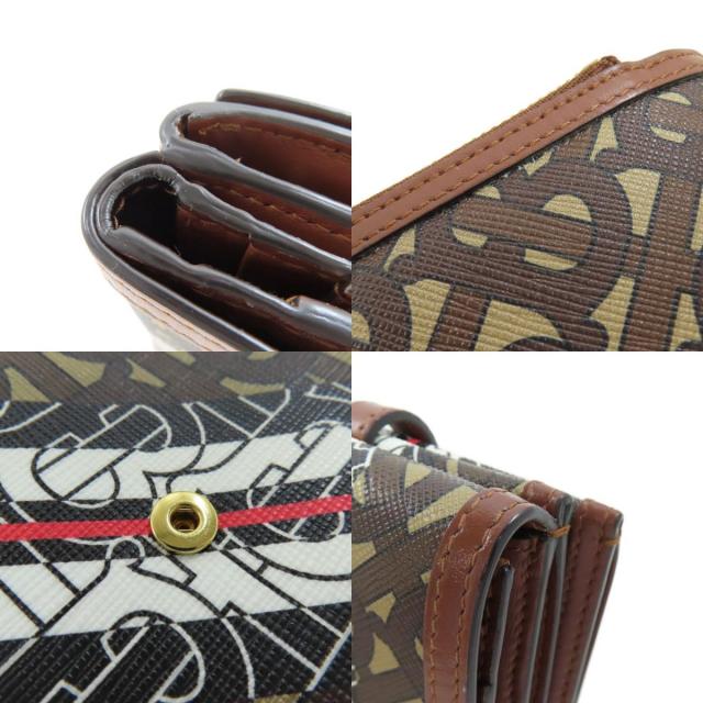 BURBERRY バーバリー ロゴ 二つ折り財布（小銭入れあり） PVC