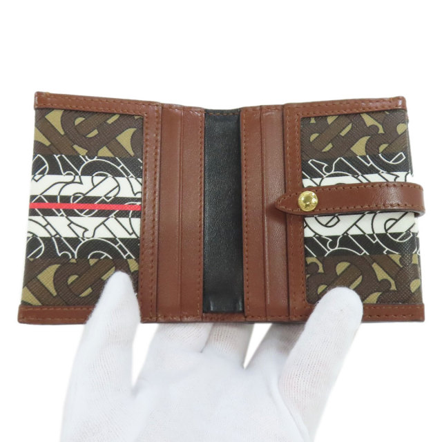 BURBERRY バーバリー ロゴ 二つ折り財布（小銭入れあり） PVC  