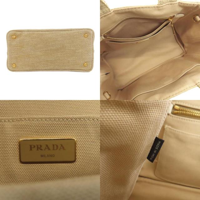 PRADA プラダ カナパミニ 2WAY ハンドバッグ キャンバス