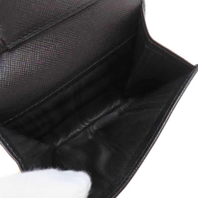 PRADA プラダ M504A 名刺入れ ロゴ金具 カードケース サフィアーノ  