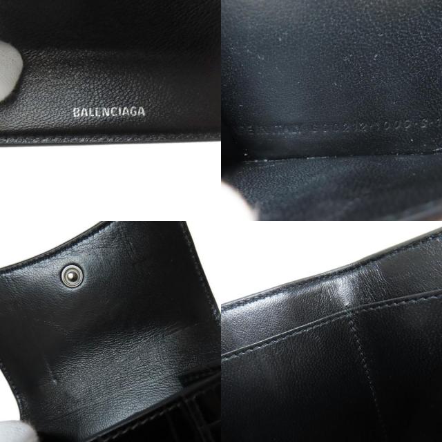 BALENCIAGA バレンシアガ 600212 Bロゴ 型押し 二つ折り財布