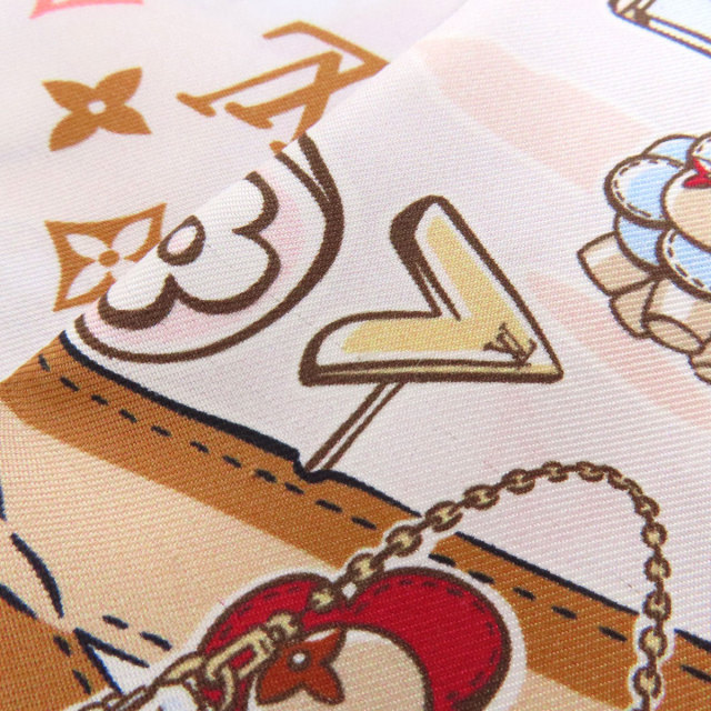 ルイ・ヴィトン スカーフ LOUIS VUITTON ルイヴィトン バンドーBB スカーフ シルク