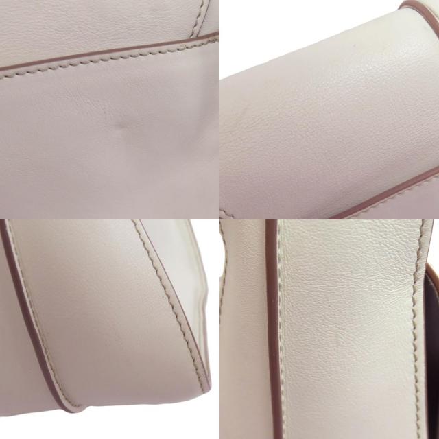 TODS トッズ T金具 ハンドバッグ レザー レディース [中古