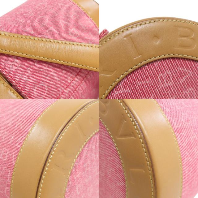 BVLGARI ブルガリ ロゴマニア ハンドバッグ キャンバス/レザー