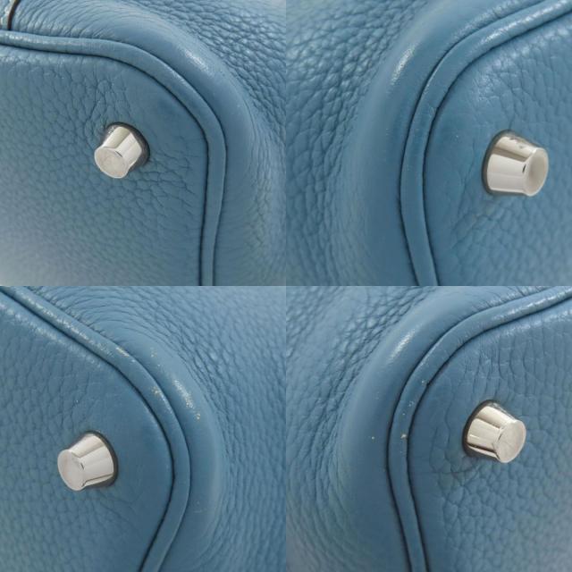 HERMES エルメス ピコタンロックPM ブルージーン シルバー金具