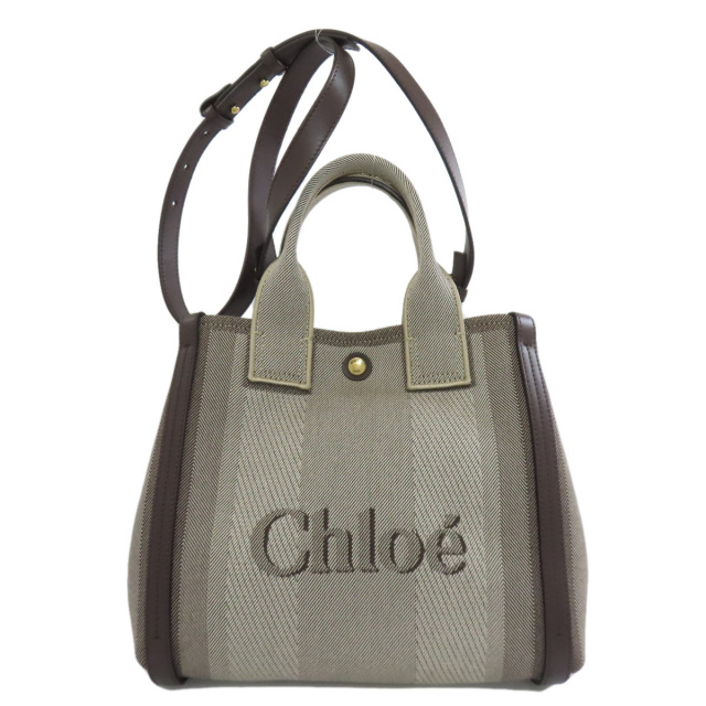 CHLOE クロエ 2WAY ハンドバッグ キャンバス レディース [中古