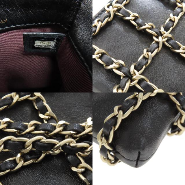 CHANEL ショルダーポーチ チェーン付き シャネル CHANEL シャネル チェーンショルダーポーチ ゴールド金具