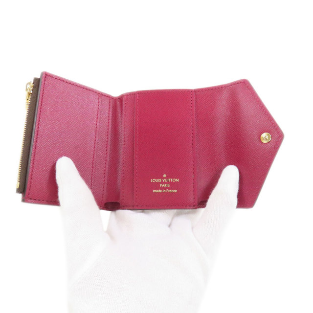 ◇ルイヴィトン◇M62932/モノグラム/ポルトフォイユゾエ/折り財布/ブランド LOUIS VUITTON LV ルイ・ヴィトン モノグラム フューシャ