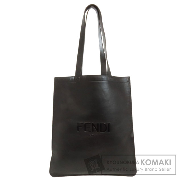 Fendi FFロゴトートバッグ FENDI フェンディ ロゴ トートバッグ レザー レディース [中古