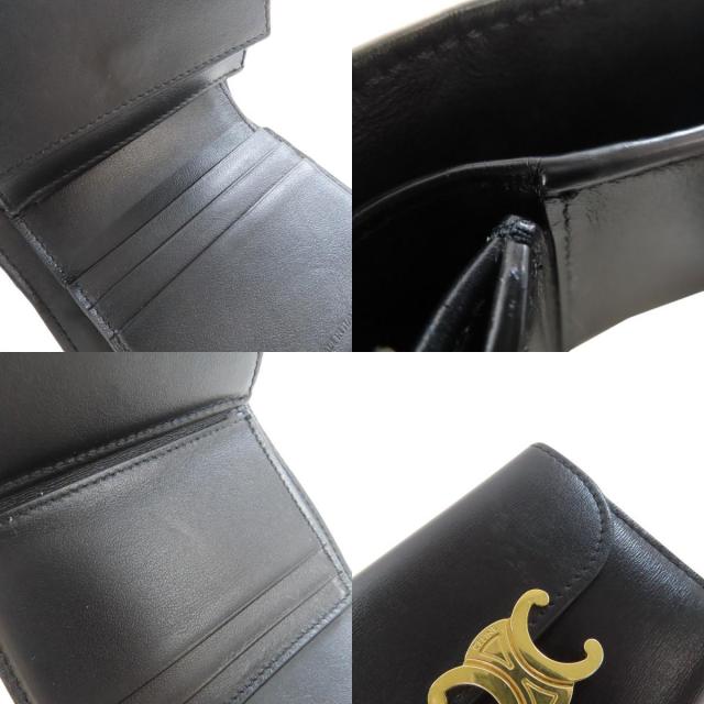 CELINE セリーヌ トリオンフ フラップ 二つ折り財布（小銭入れ