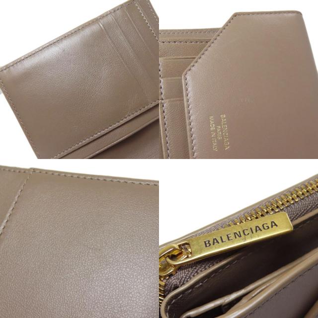 バレンシアガ 二つ折り財布（小銭入れあり） ロゴ