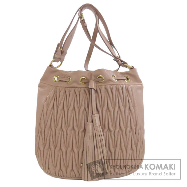 【MiuMiu】SASSY サーシマテラッセ ショルダーバッグ ★正規品★ MIUMIU ミュウミュウ ワンショルダー マテラッセ 2WAY