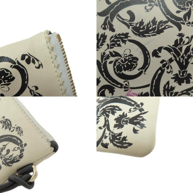 LOEWE ロエベ タッセルチャーム 総柄 化粧ポーチ ラムスキン