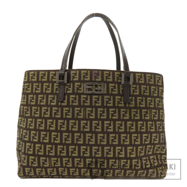 FENDI フェンディ　ハンドバッグ　ズッキーノ　キャンバス FENDI フェンディ ズッキーノ ハンドバッグ キャンバス