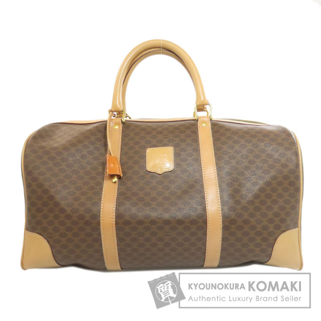 セリーヌ ボストンバッグ マカダム柄