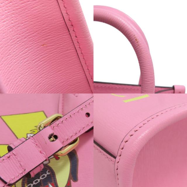 GUCCI グッチ 671623 ばなにゃコラボ 2WAY ハンドバッグ レザー