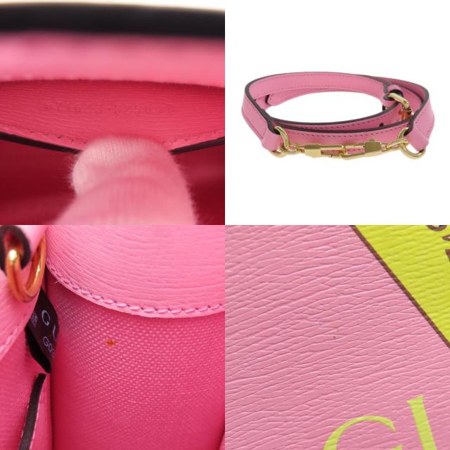 GUCCI グッチ 671623 ばなにゃコラボ 2WAY ハンドバッグ レザー