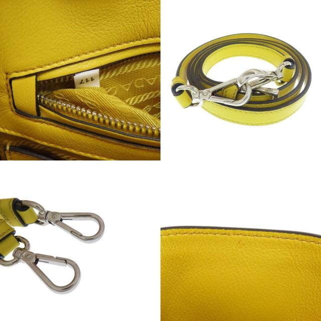 PRADA プラダ 1BA025 ロゴ金具 2WAY トートバッグ レザー