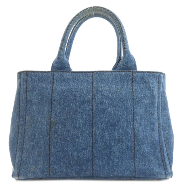 PRADA プラダ 1BG439 カナパミニ 2WAY ハンドバッグ デニム