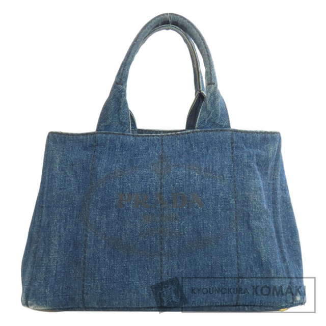 PRADA プラダ カナパ デニム トートバッグ25031908 PRADA プラダ B1877B カナパ トートバッグ デニム レディース