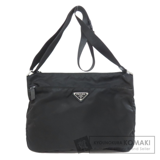 PRADA プラダ ロゴ金具 ショルダーバッグ ナイロン素材