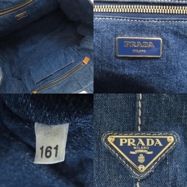 PRADA デニム カナパ PRADA プラダ カナパ ショルダーバッグ トート バッグ デニム
