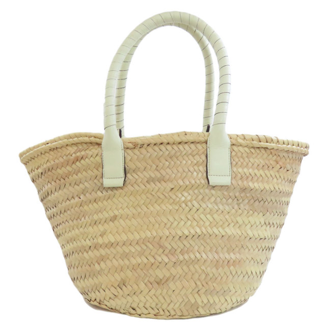 CHLOE クロエ マーシー カゴバッグ トートバッグ ラフィア