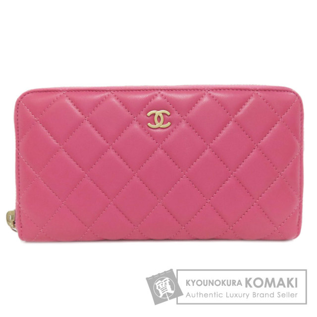 CHANEL シャネル マトラッセ ココマーク ゴールド金具 長財布