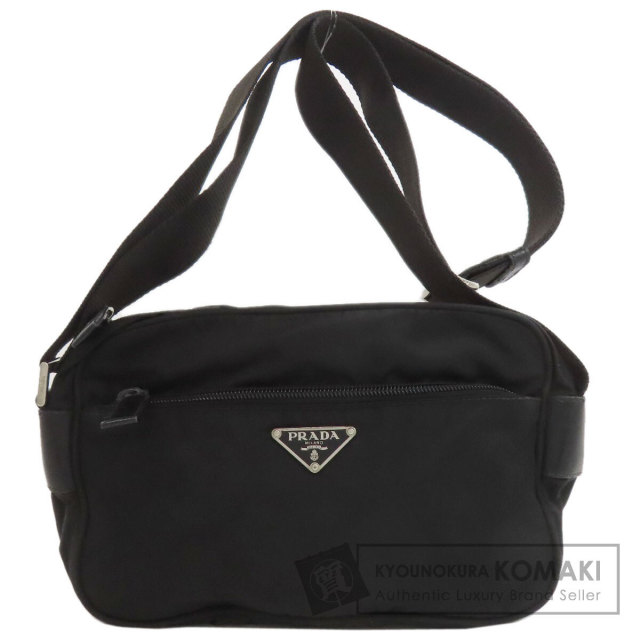 PRADA ナイロン素材　バッグ PRADA プラダ ロゴ金具 ショルダーバッグ ナイロン素材