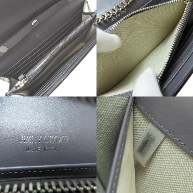 Jimmy Choo ジミーチュウ チェーンウォレット 長財布（小銭入れあり