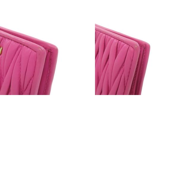 MIUMIU ミュウミュウ マテラッセ 二つ折り財布（小銭入れあり  