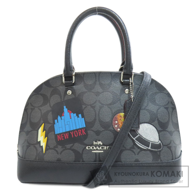 COACH コーチ F58312 シグネチャー 2WAY ハンドバッグ PVC