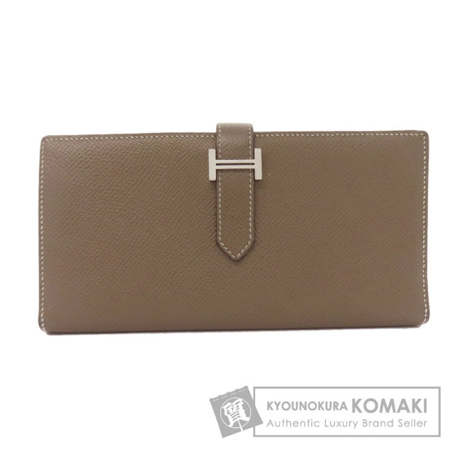 HERMES エルメス ベアンスフレ エトープ シルバー金具 長財布