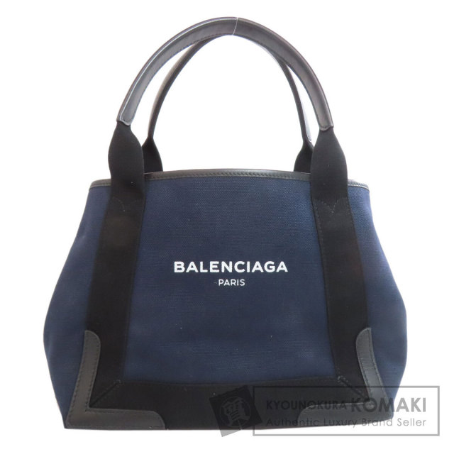 バレンシアガ　ネイビーカバス　キャンパス　Ｓトート BALENCIAGA バレンシアガ バッグ ネイビーカバス NAVY CABAS S