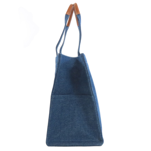 CELINE セリーヌ ロゴ トートバッグ デニム レディース [中古