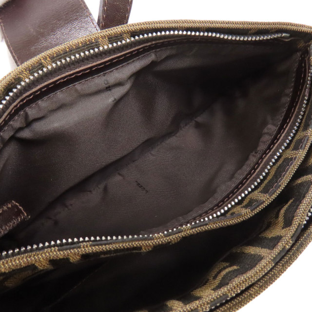 Q2265 美品!! フェンディ ズッカ柄キャンバス ワンショルダー 