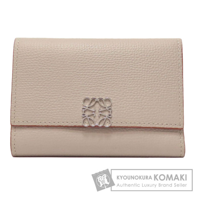 ゆう様✨LOEWE ロエベ✨アナグラム レザー 二つ折り 長財布 札入れ LOEWE ロエベ アナグラム 二つ折り財布（小銭入れあり） レザー