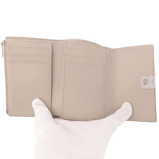 LOEWE ロエベ アナグラム 二つ折り財布（小銭入れあり） カーフ  