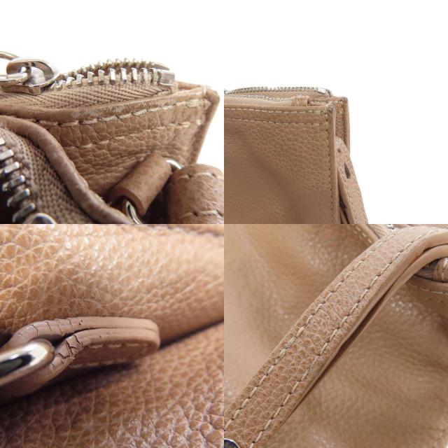 Longchamp ロンシャン ロゴ ショルダーバッグ レザー レディース
