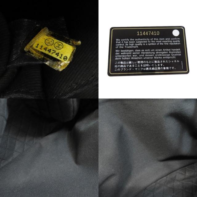 シャネル トートバッグ ココマーク パンチング シルバー金具