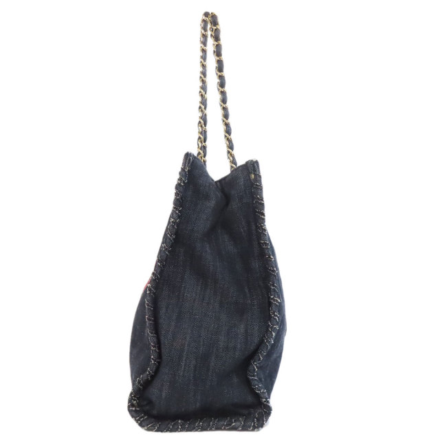 CHANEL シャネル 夜間飛行 チェーンショルダー ゴールド金具 トート