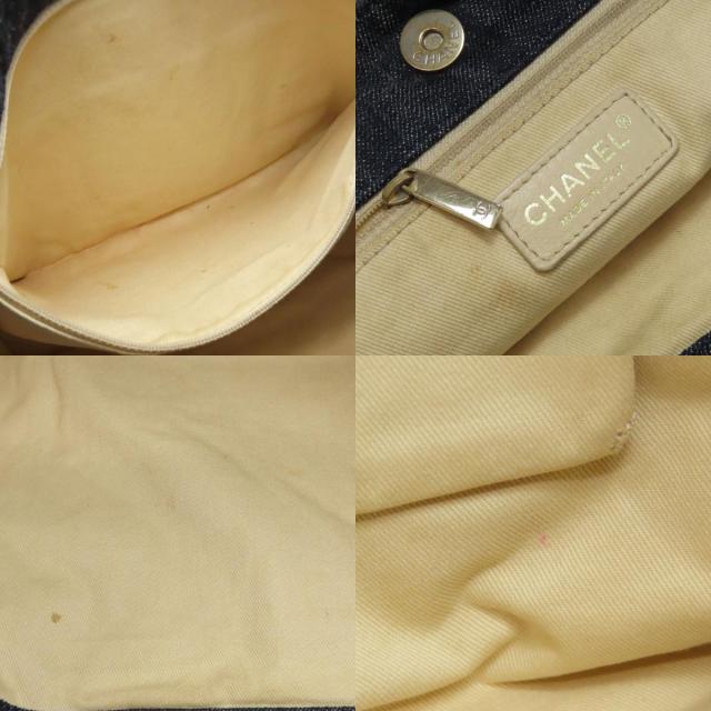 CHANEL シャネル 夜間飛行 チェーンショルダー ゴールド金具 トート